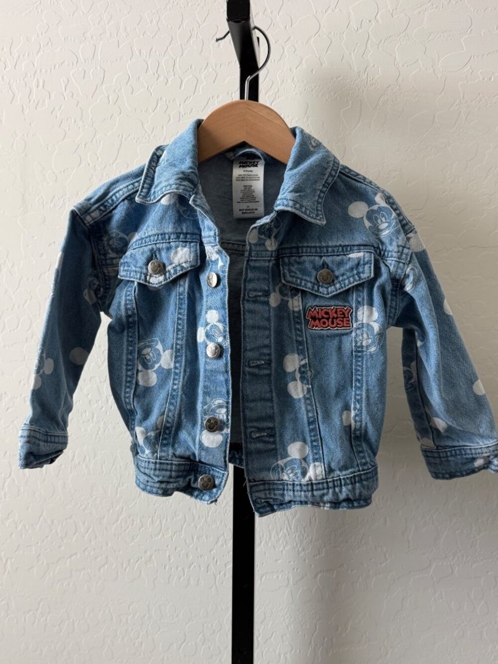 Mickey Mouse Jean Jacket sz 3T
